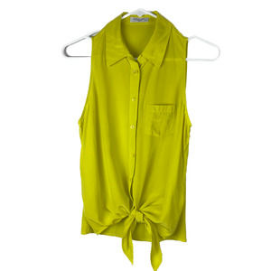 Equipment Sleeveless Silk Blouse, size XS